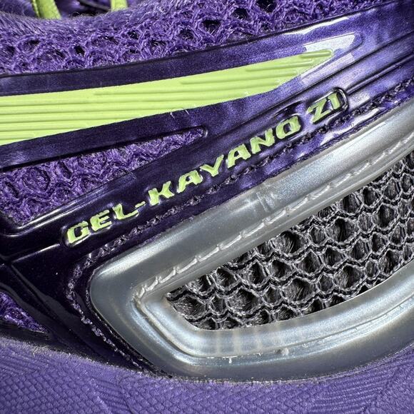 Asics Gel-Kayano 21 Shoes Womens Size 9.5 Purple Gray Running Stability Sneakers - Picture 3 of 11